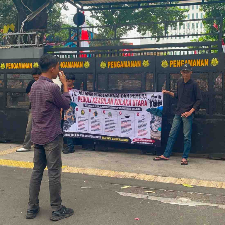 Aliansi Masyarakat dan Pemuda Peduli Keadilan Kolaka Utara Dorong Evaluasi Tata Kelola Pertambangan PT Riota Jaya Lestari
