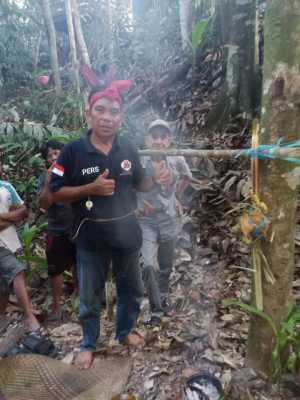 Ritual Kaharingan Ma'anyan di Desa Rampa Mea, Kecamatan Dusun Utara, Kabupaten Barito Selatan, Kalimantan Tengah.