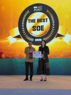 Laba Tumbuh 88,5%, The Asian Post Anugerahkan Penghargaan Kinerja Keuangan kepada PTPN IV